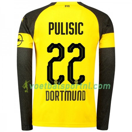 Borussia Dortmund Pulisic 22 Thuis Shirt 2018-19 L/S
